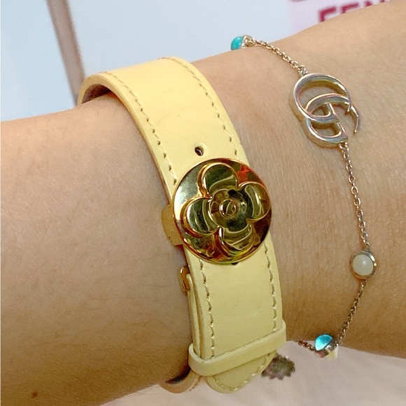 Louis Vuitton Monogram Pattern Good Luck Leather Bracelet - Picture 7 of 15